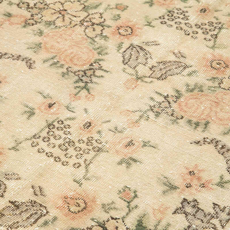 Alfombra Vintage Turca Anudada a Mano - 157 cm x 235 cm - K0055628