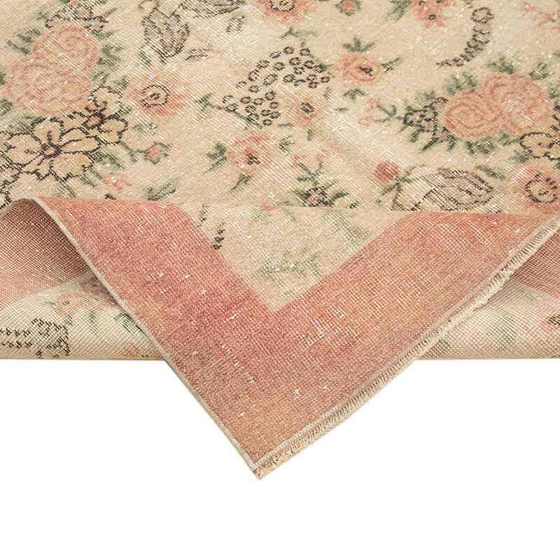 Alfombra Vintage Turca Anudada a Mano - 157 cm x 235 cm - K0055628