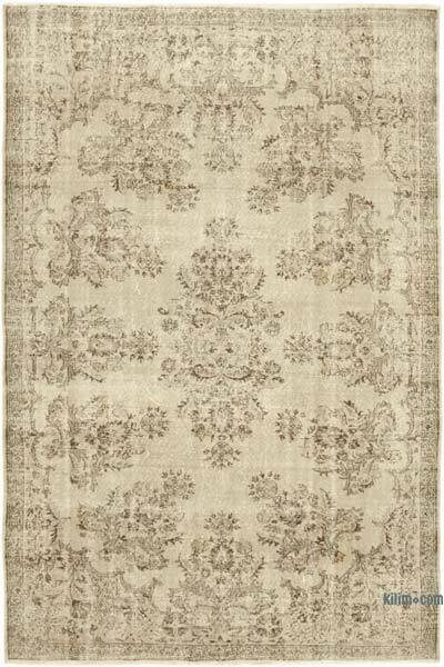 Vintage Turkish Hand-Knotted Rug - 6' 10" x 10' 2" (82" x 122")