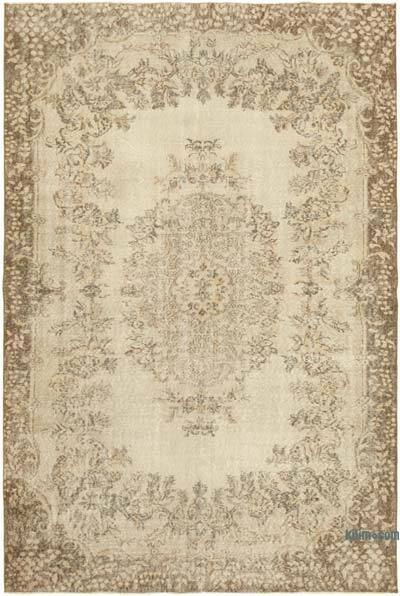 Vintage Turkish Hand-Knotted Rug - 6' 8" x 9' 11" (80" x 119")