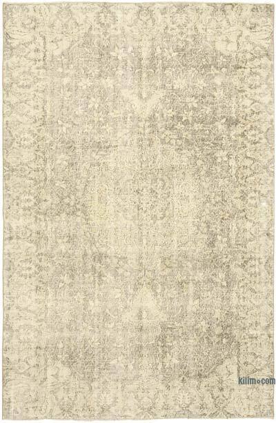 Vintage Turkish Hand-Knotted Rug - 6' 4" x 9' 9" (76" x 117")