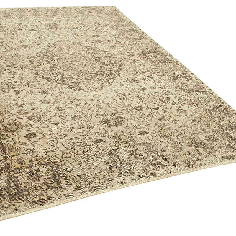 Alfombra Vintage Turca Anudada a Mano - 203 cm x 310 cm - K0055657