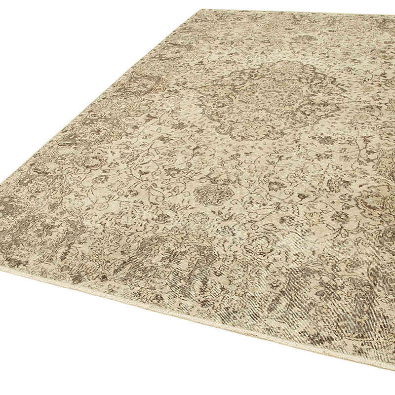 Alfombra Vintage Turca Anudada a Mano - 203 cm x 310 cm - K0055657