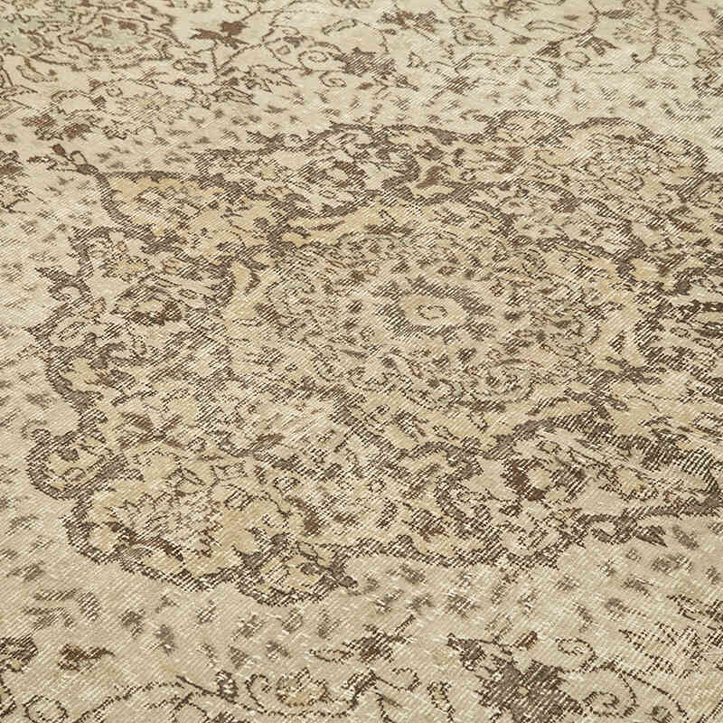 Alfombra Vintage Turca Anudada a Mano - 203 cm x 310 cm - K0055657