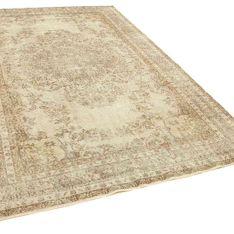 Alfombra Vintage Turca Anudada a Mano - 193 cm x 300 cm - K0055660