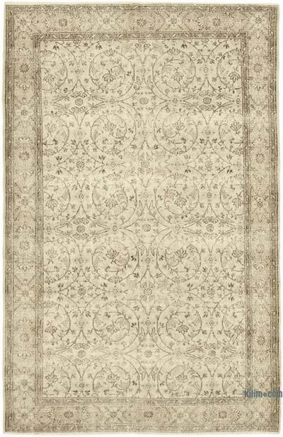 Vintage Turkish Hand-Knotted Rug - 6' 3" x 9' 9" (75" x 117")