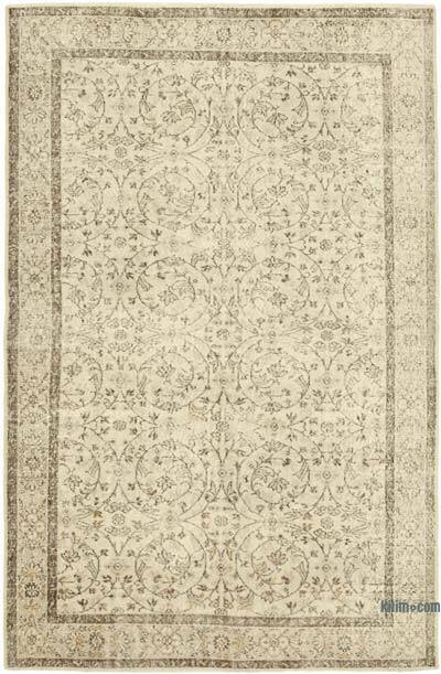 Vintage Turkish Hand-Knotted Rug - 6' 3" x 9' 8" (75" x 116")