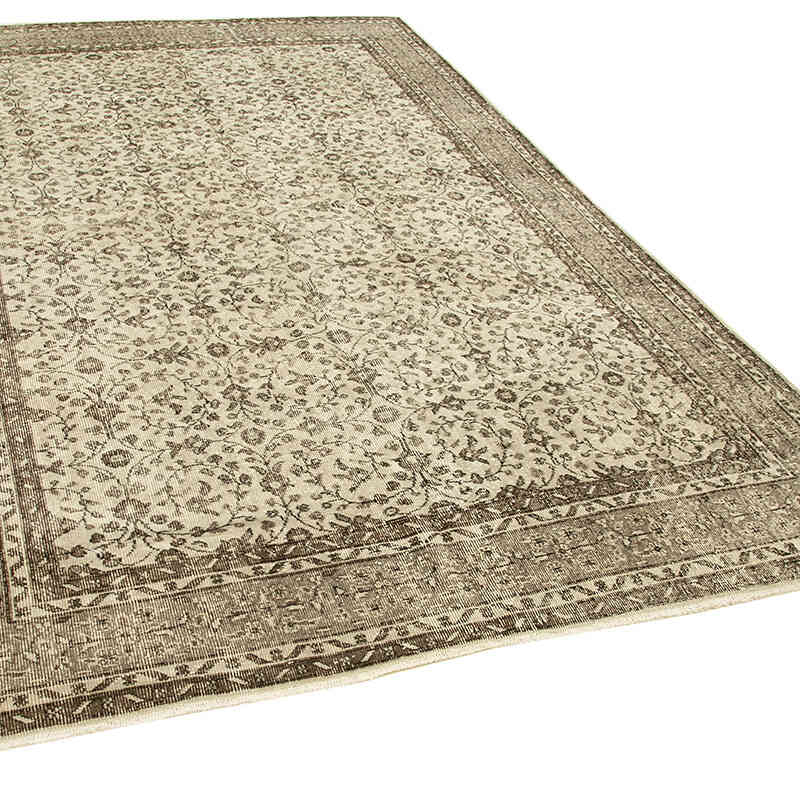 Alfombra Vintage Turca Anudada a Mano - 207 cm x 310 cm - K0055684