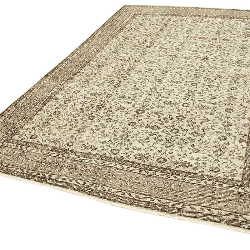 Alfombra Vintage Turca Anudada a Mano - 207 cm x 310 cm - K0055684