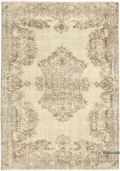 Vintage Turkish Hand-Knotted Rug - 6' 4" x 9'  (76" x 108")