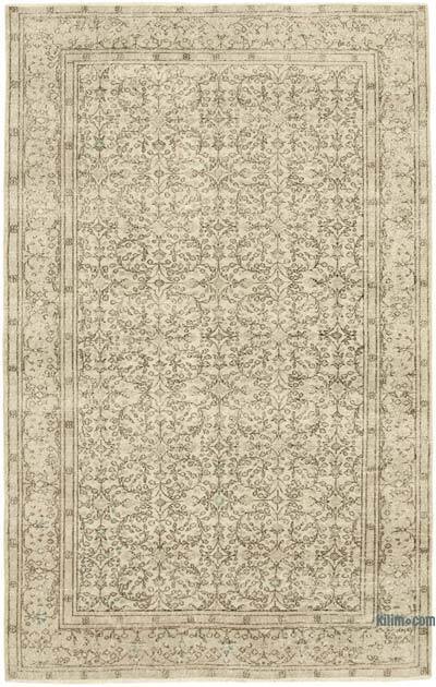 Alfombra Vintage Turca Anudada a Mano - 194 cm x 313 cm