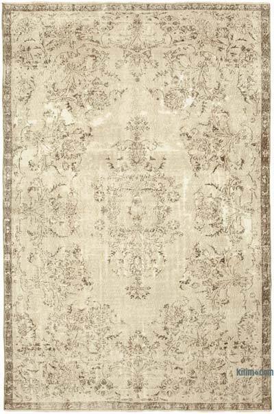 Vintage Turkish Hand-Knotted Rug - 6' 4" x 10'  (76" x 120")