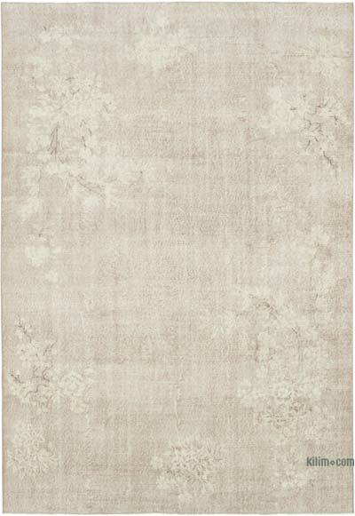 Vintage Turkish Hand-Knotted Rug - 6' 9" x 10'  (81" x 120")
