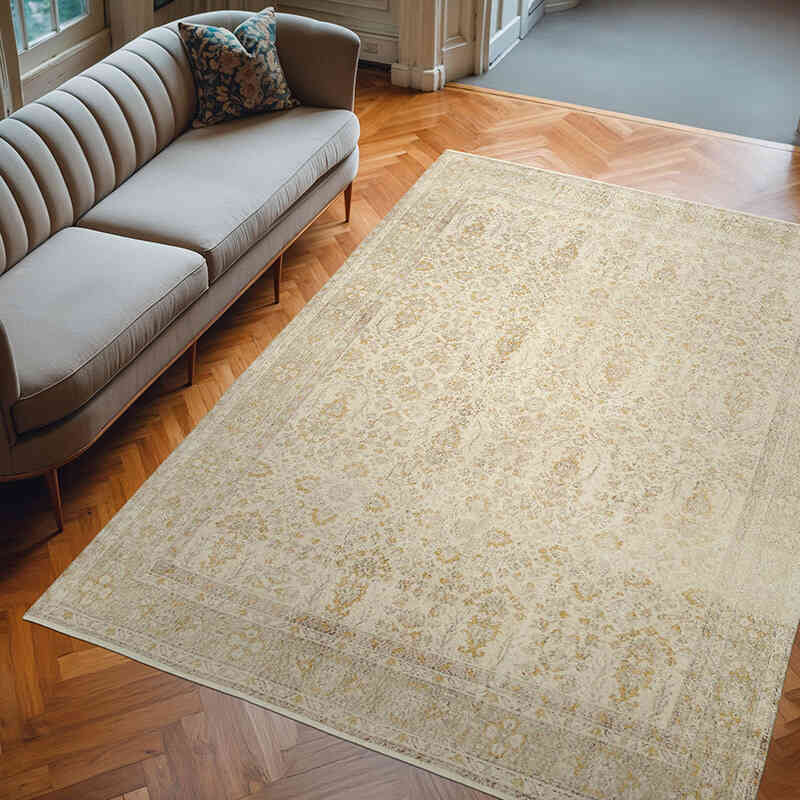 Vintage Turkish Hand-Knotted Rug - 6' 9" x 9' 5" (81" x 113") - K0055694