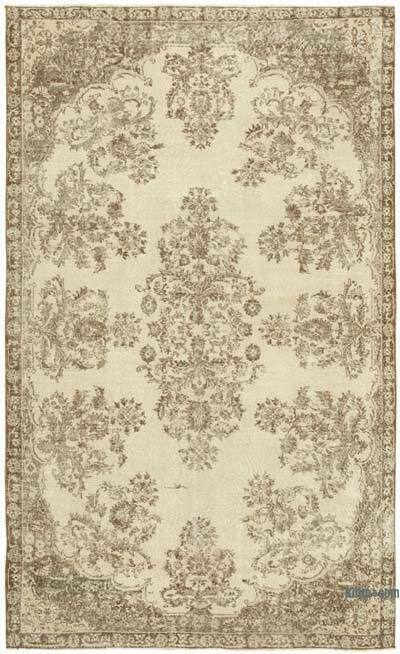 Vintage Turkish Hand-Knotted Rug - 6' 2" x 10' 1" (74" x 121")