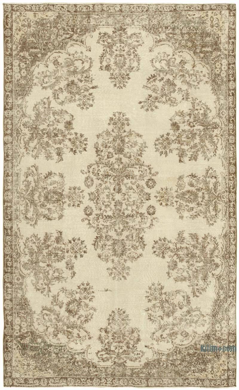 Vintage Turkish Hand-Knotted Rug - 6' 2" x 10' 1" (74" x 121") - K0055697