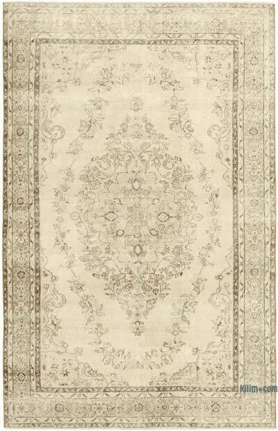 Vintage Turkish Hand-Knotted Rug - 6' 3" x 9' 10" (75" x 118")