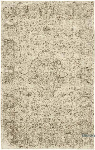 Alfombra Vintage Turca Anudada a Mano - 198 cm x 316 cm