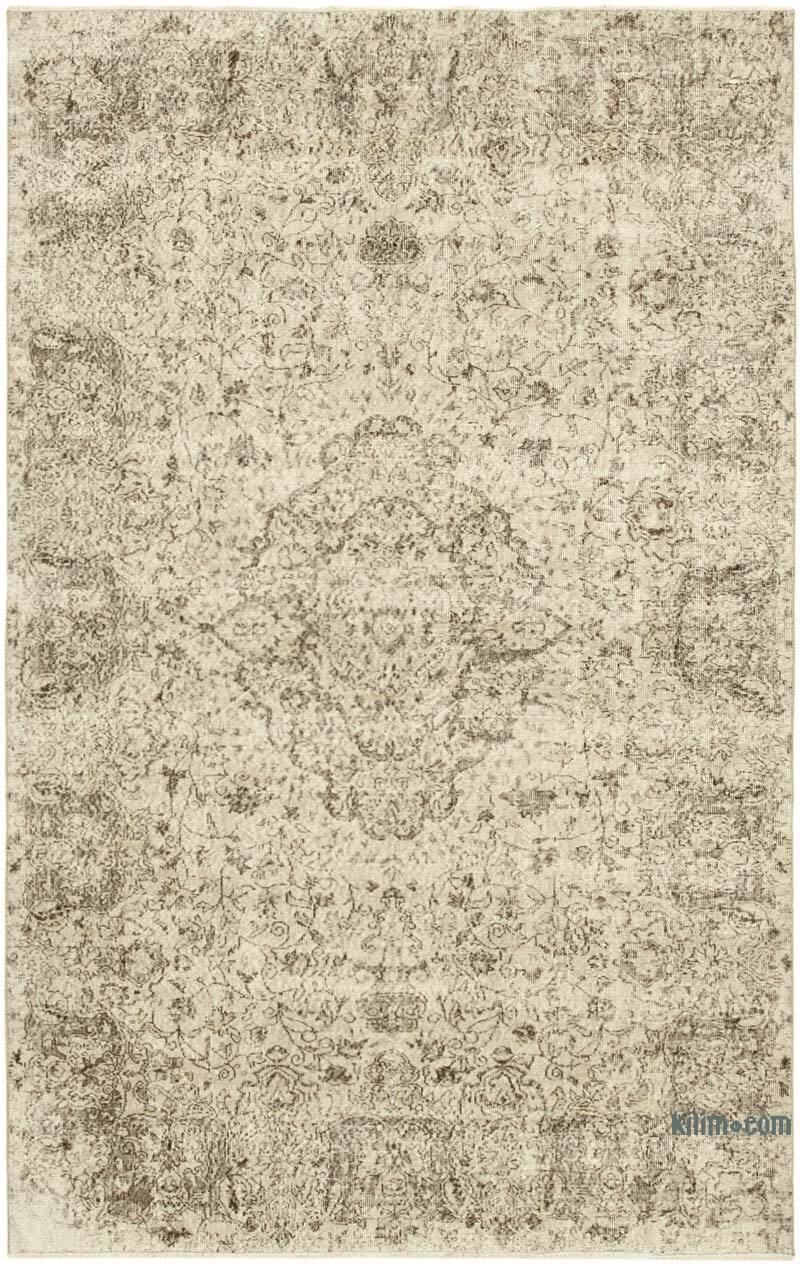 El Dokuma Vintage Halı - 198 cm x 316 cm - K0055701