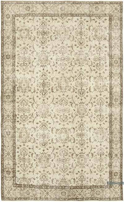 Vintage Turkish Hand-Knotted Rug - 6' 2" x 9' 11" (74" x 119")