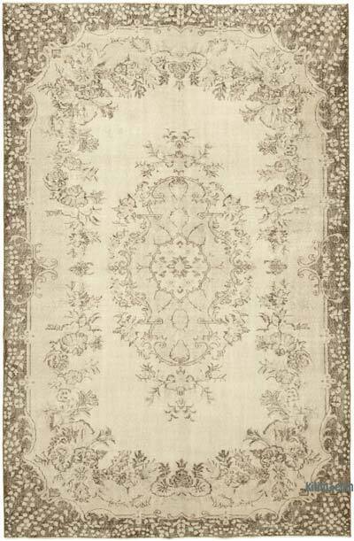 Vintage Turkish Hand-Knotted Rug - 6' 10" x 10' 2" (82" x 122")