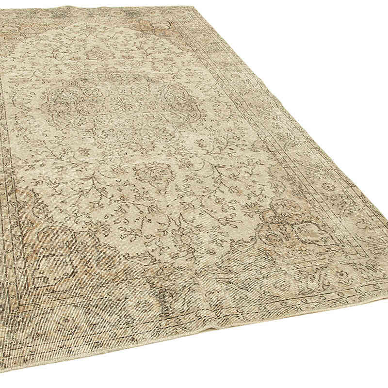 Vintage Turkish Hand-Knotted Rug - 5' 1" x 8' 11" (61" x 107") - K0055708
