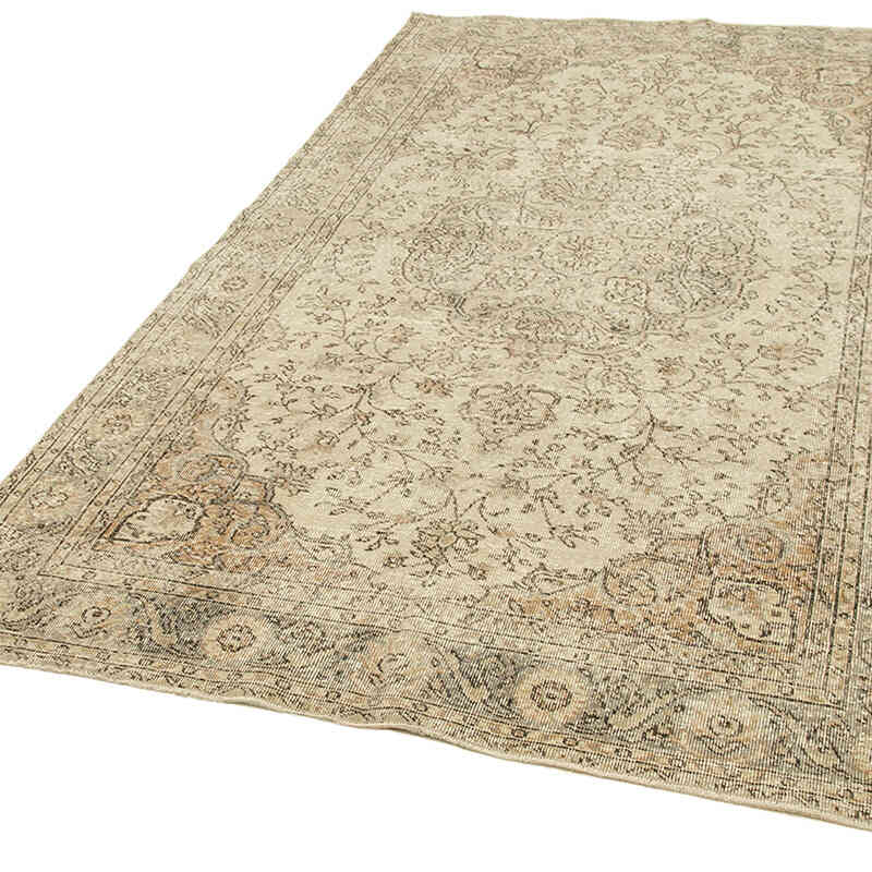 Vintage Turkish Hand-Knotted Rug - 5' 1" x 8' 11" (61" x 107") - K0055708