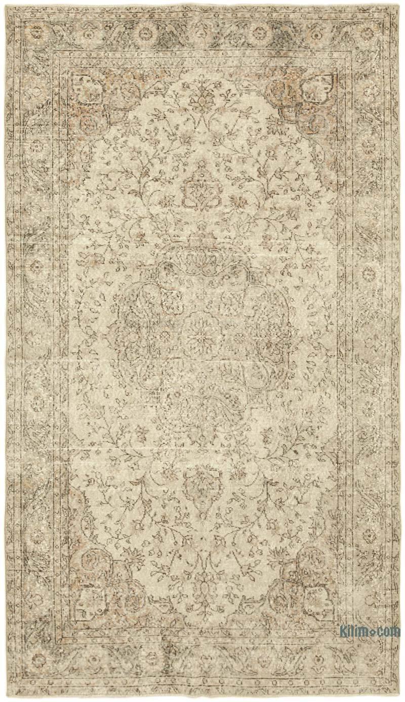 Vintage Turkish Hand-Knotted Rug - 5' 1" x 8' 11" (61" x 107") - K0055708