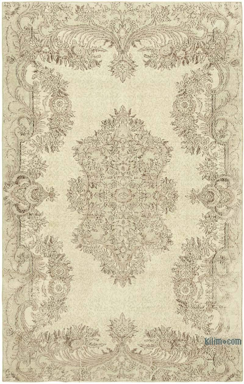 El Dokuma Vintage Halı - 202 cm x 312 cm - K0055709