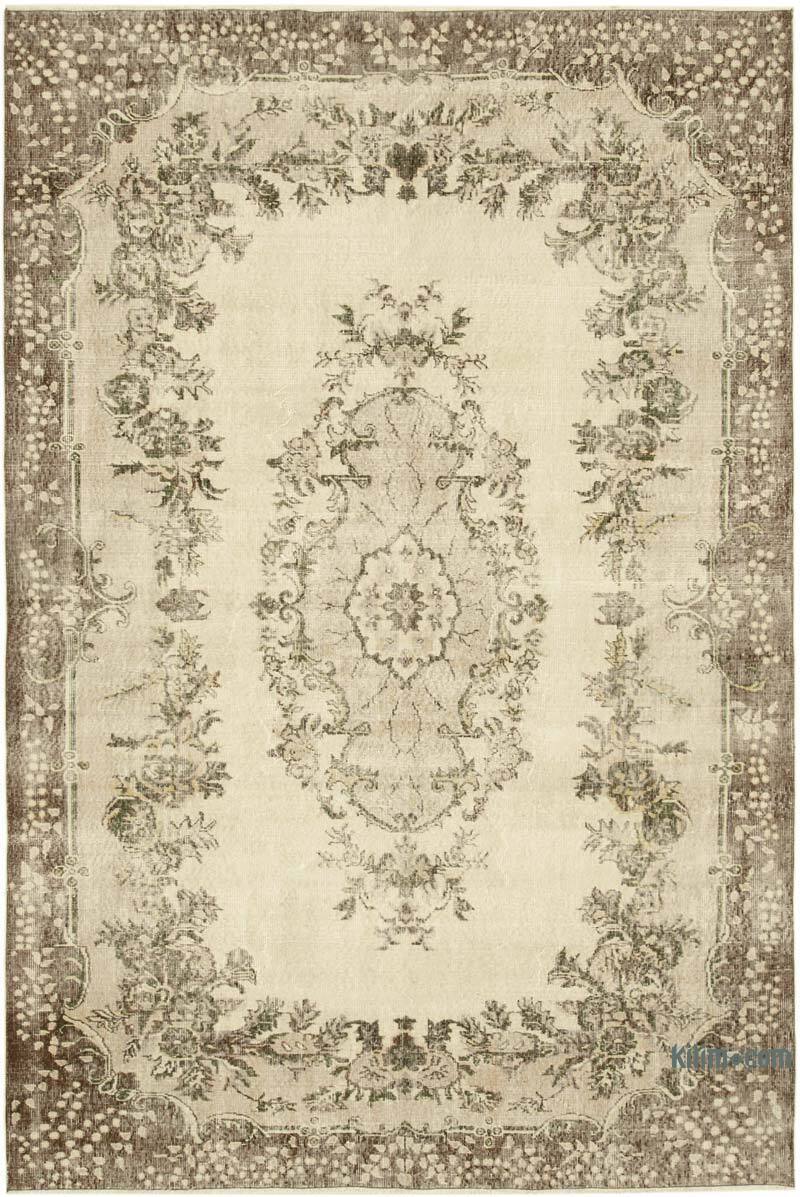 Vintage Turkish Hand-Knotted Rug - 6' 10" x 10' 2" (82" x 122") - K0055724