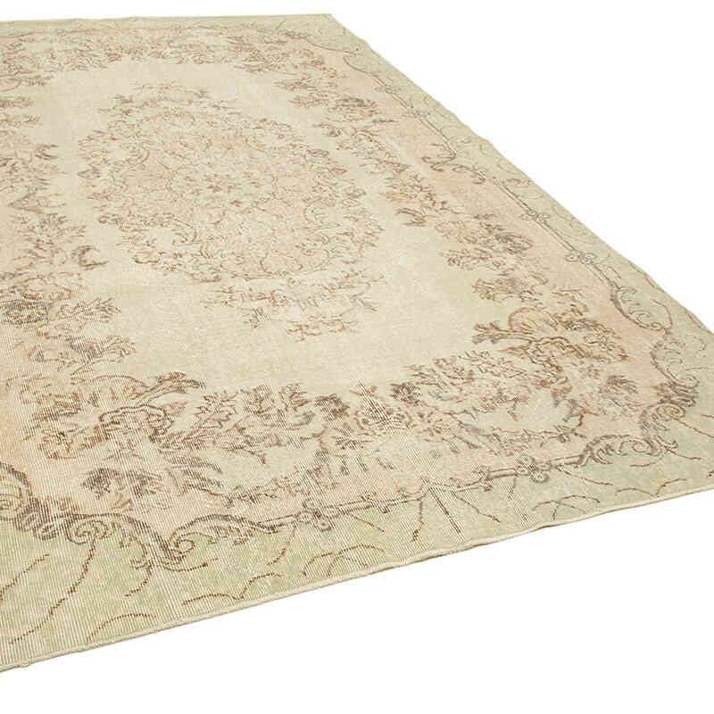 Alfombra Vintage Turca Anudada a Mano - 195 cm x 303 cm - K0055729