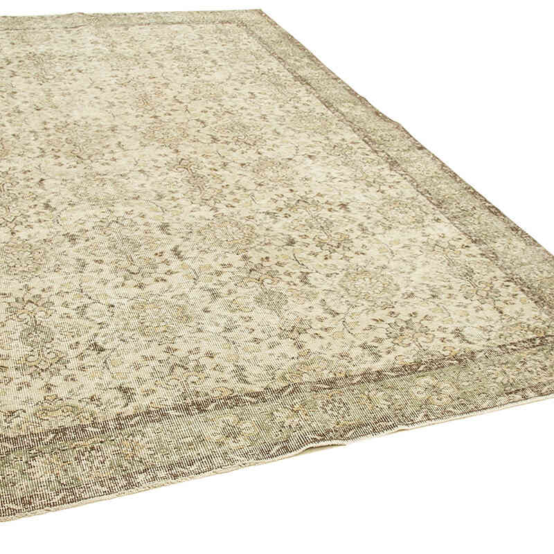 Alfombra Vintage Turca Anudada a Mano - 196 cm x 311 cm - K0055731