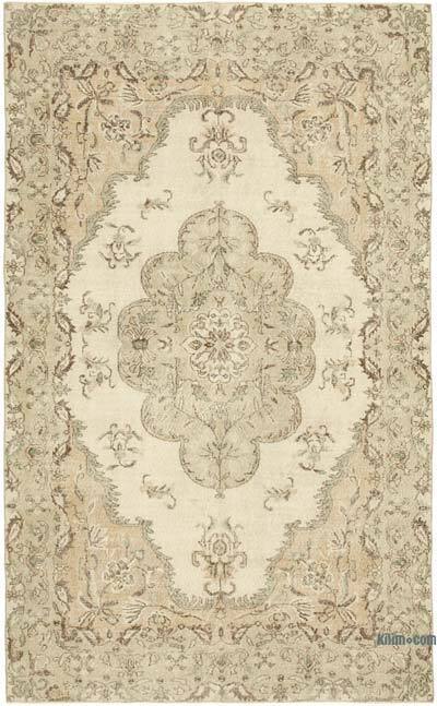 Vintage Turkish Hand-Knotted Rug - 6' 7" x 10' 6" (79" x 126")