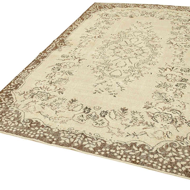 Vintage Turkish Hand-Knotted Rug - 6' 2" x 9' 11" (74" x 119") - K0055734