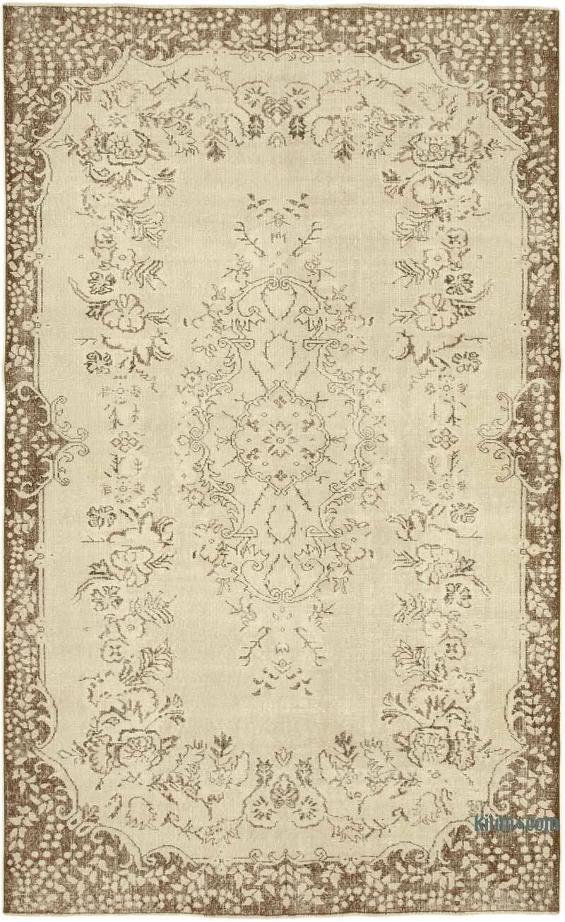 Vintage Turkish Hand-Knotted Rug - 6' 2" x 9' 11" (74" x 119") - K0055734