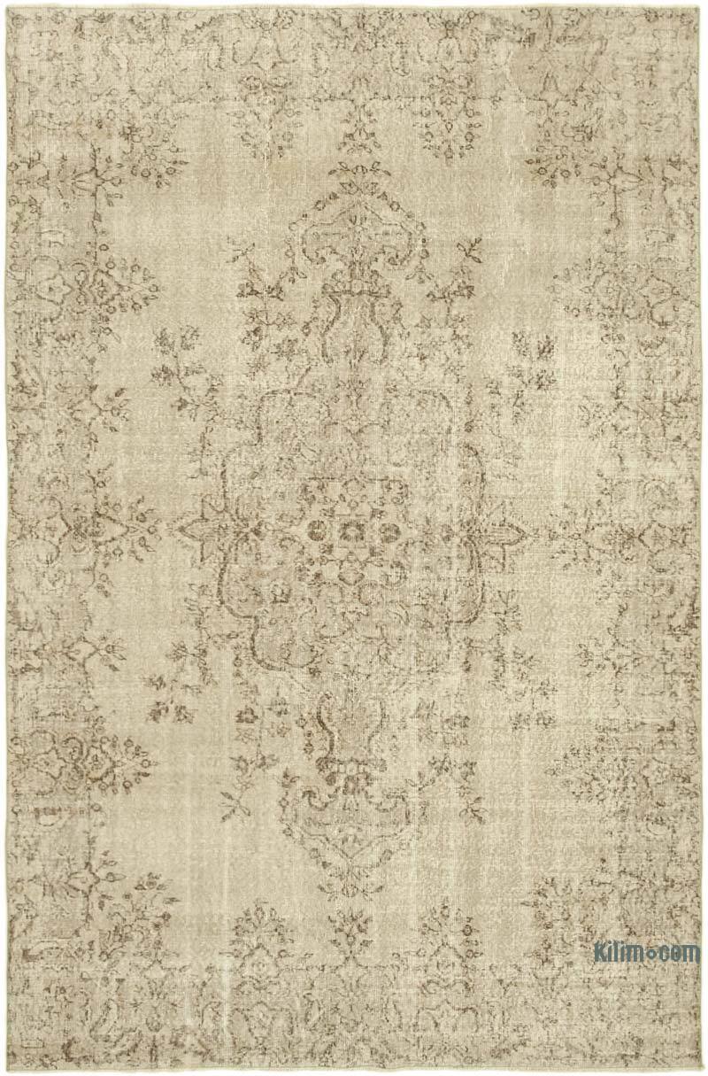 Vintage Turkish Hand-Knotted Rug - 6' 7" x 10' 1" (79" x 121") - K0055739