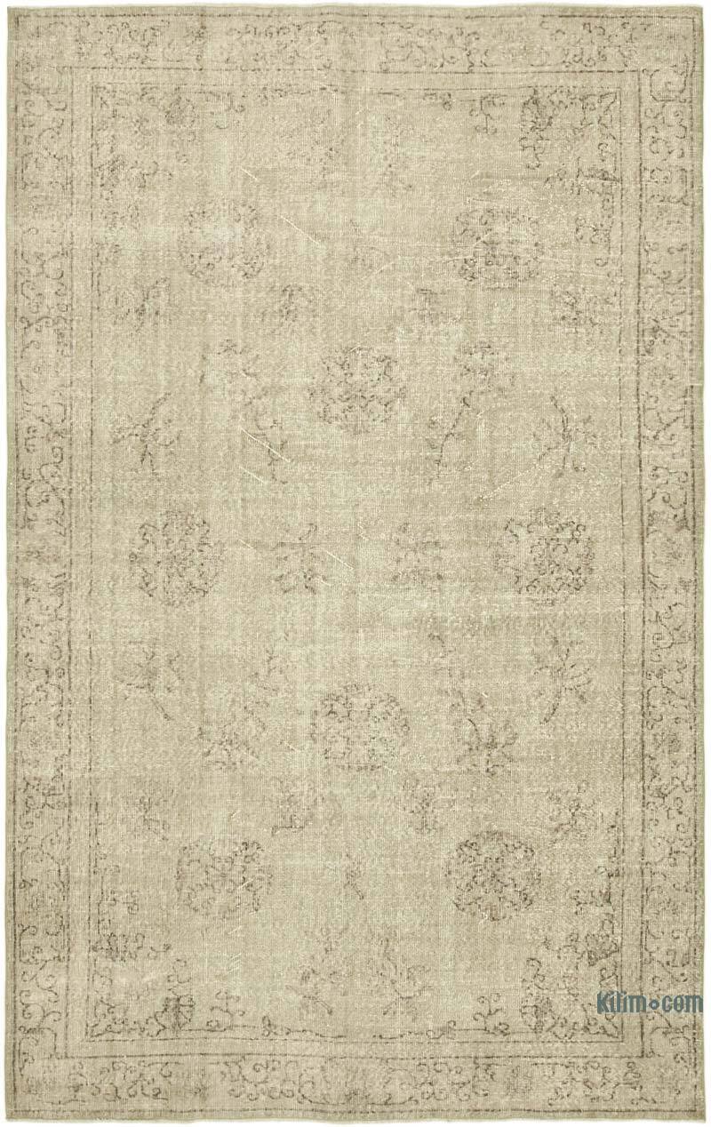 Alfombra Vintage Turca Anudada a Mano - 196 cm x 306 cm - K0055740
