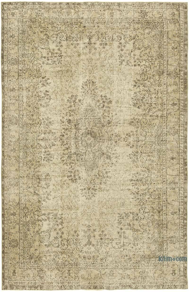 El Dokuma Vintage Halı - 200 cm x 298 cm - K0055741