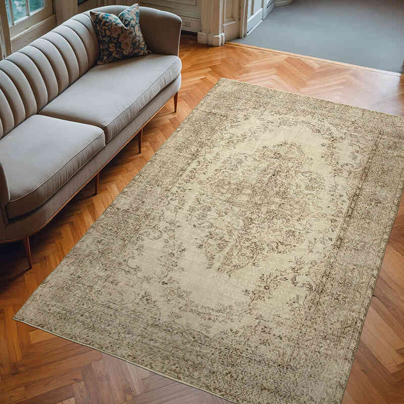 El Dokuma Vintage Halı - 200 cm x 300 cm - K0055742