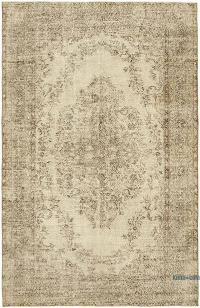 Vintage Turkish Hand-Knotted Rug - 6' 7" x 9' 10" (79" x 118")
