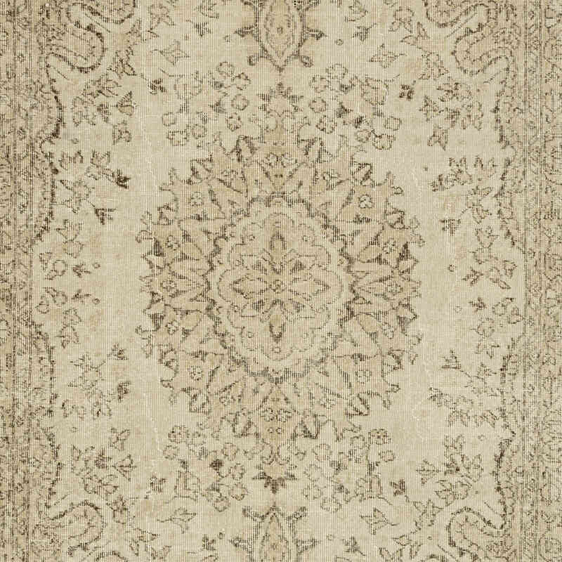 Vintage Turkish Hand-Knotted Rug - 5' 7" x 9' 7" (67" x 115") - K0055743