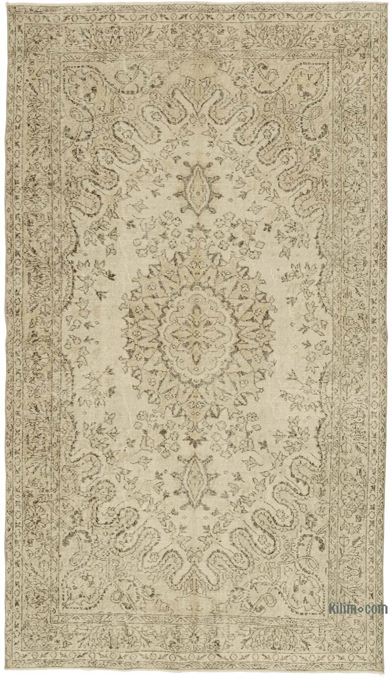 Vintage Turkish Hand-Knotted Rug - 5' 7" x 9' 7" (67" x 115") - K0055743