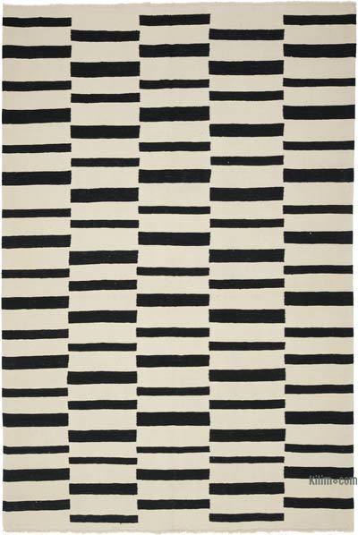 New Handwoven Turkish Kilim Rug - 6' 6" x 9' 8" (78" x 116")