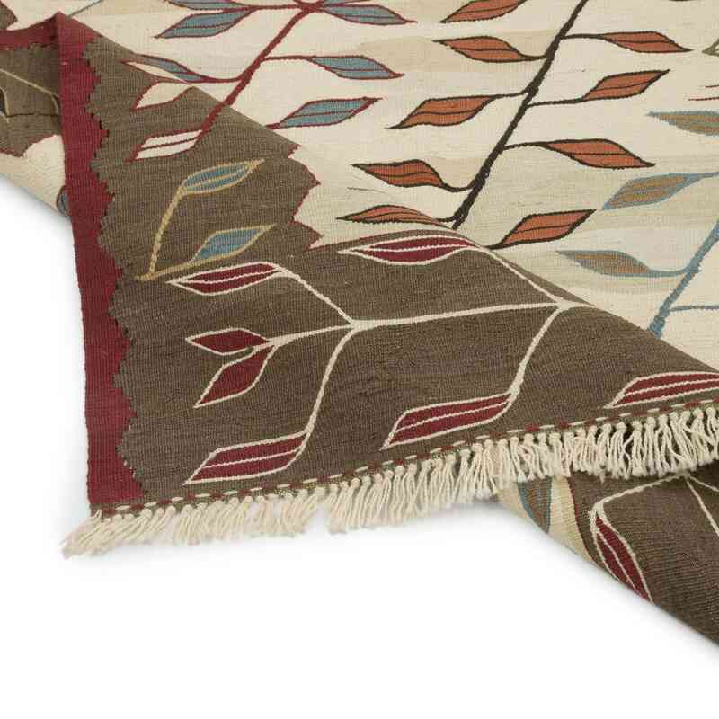 New Handwoven Turkish Kilim Rug - 3' 10" x 5' 9" (46" x 69") - K0056008