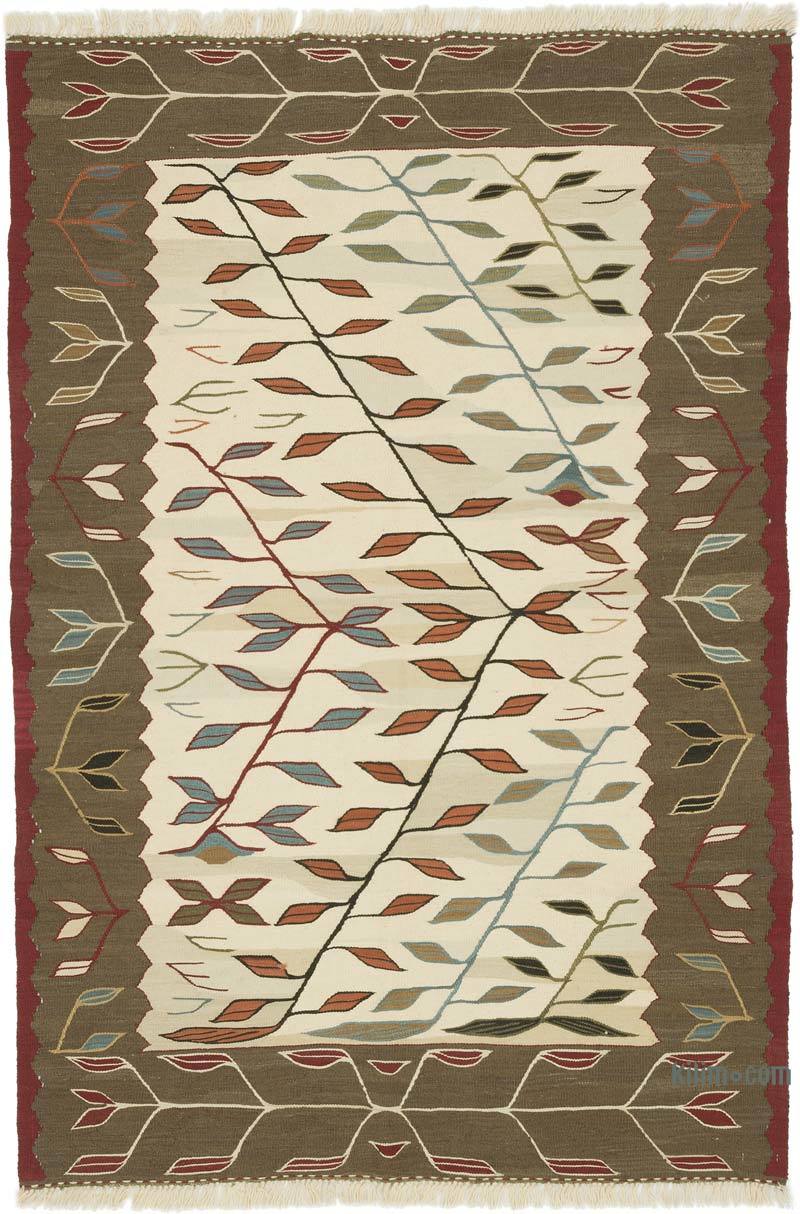New Handwoven Turkish Kilim Rug - 3' 10" x 5' 9" (46" x 69") - K0056008