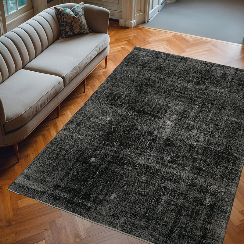 Alfombra Turca Vintage Sobre-teñida - 212 cm x 305 cm - K0056077