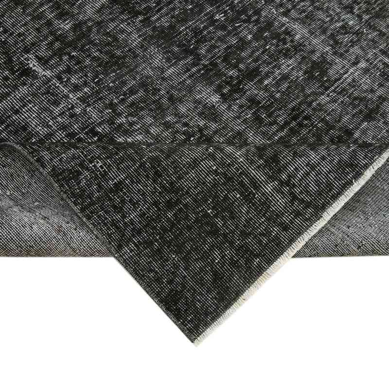Siyah Boyalı El Dokuma Vintage Halı - 167 cm x 267 cm - K0056078