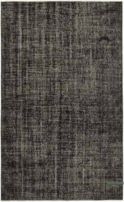 Over-dyed Vintage Hand-Knotted Turkish Rug - 5' 6" x 8' 9" (66" x 105")