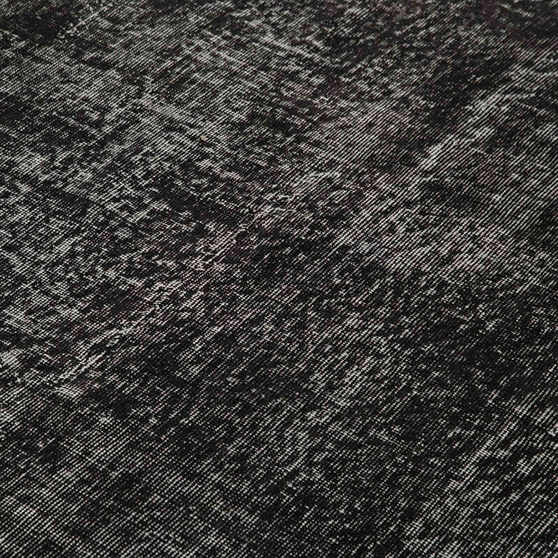 Siyah Boyalı El Dokuma Vintage Halı - 201 cm x 273 cm - K0056107