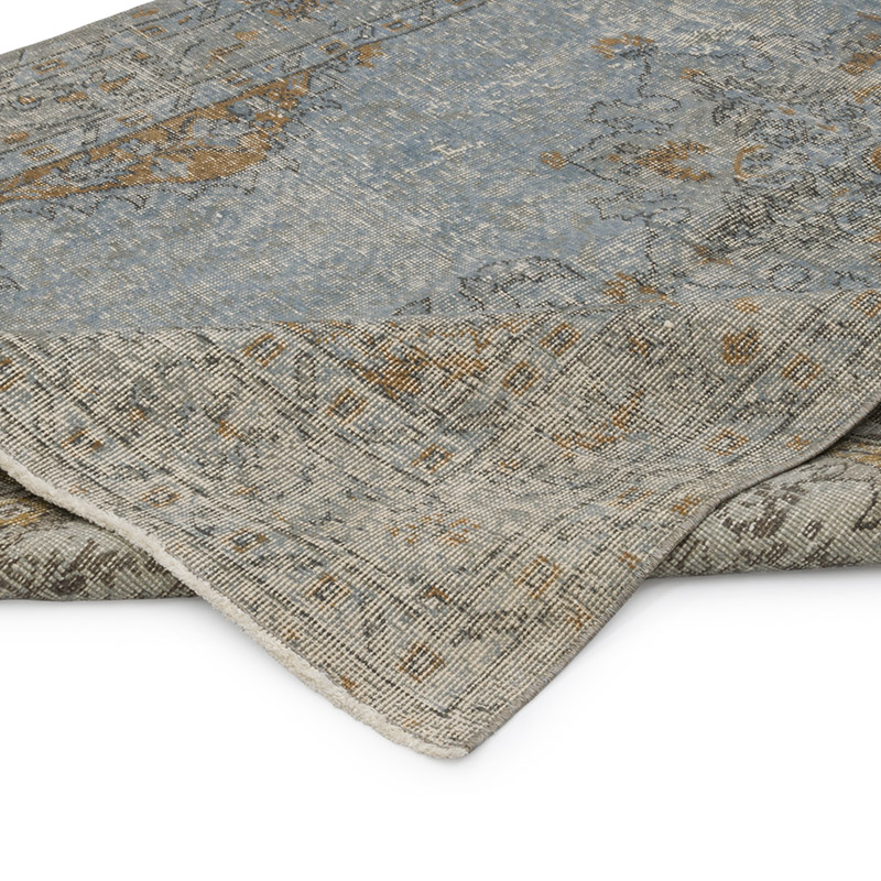 Alfombra Turca Vintage Sobre-teñida - 160 cm x 273 cm - K0056136